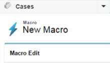 Macros in Salesforce