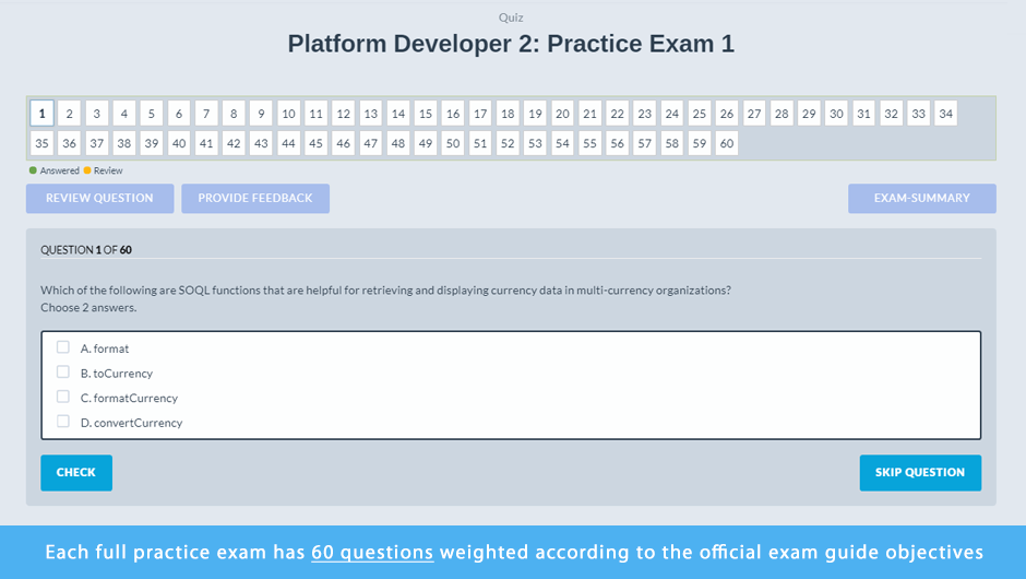 Current PDII Exam Content