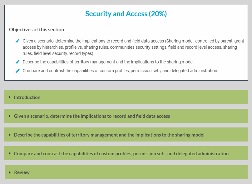 Advanced Administrator Certification Study Guide